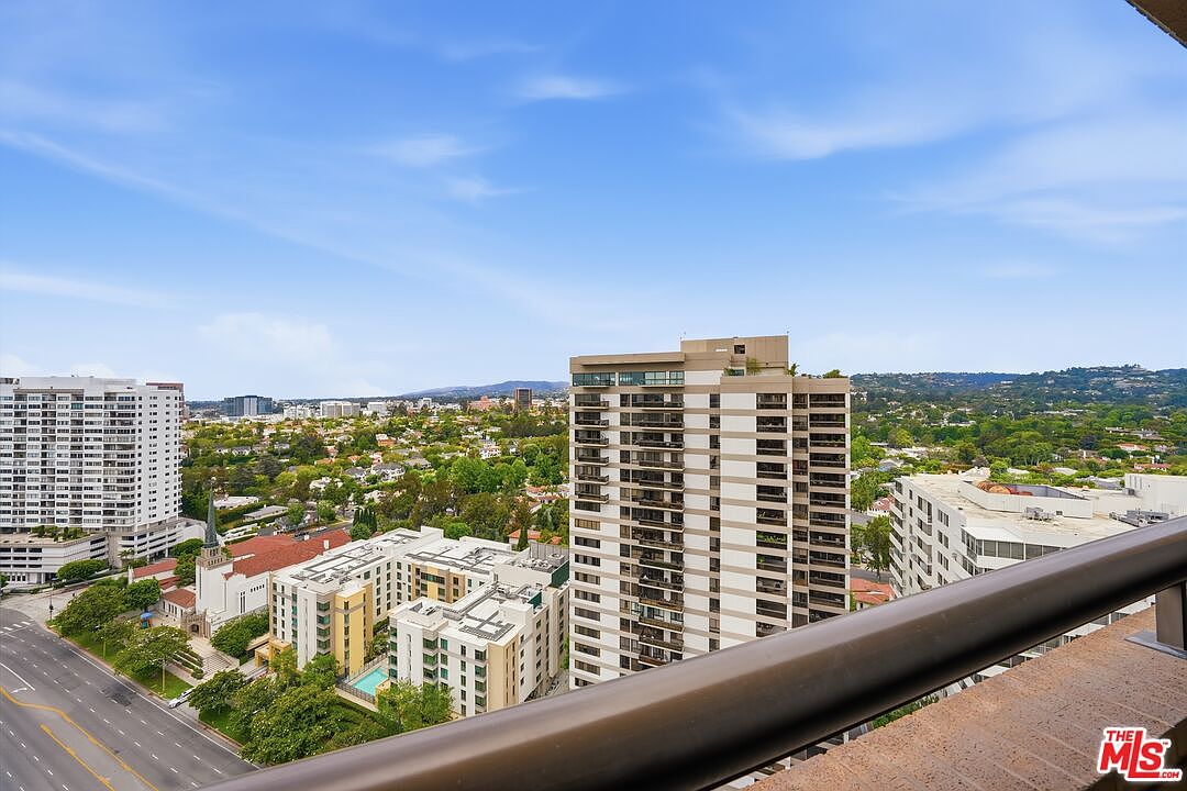 Actual northwest outlook from the residence terrace